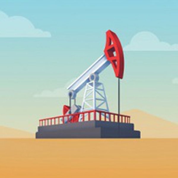 Нефтяная вышка вектор