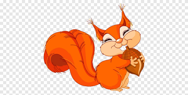 Белочка из мультика