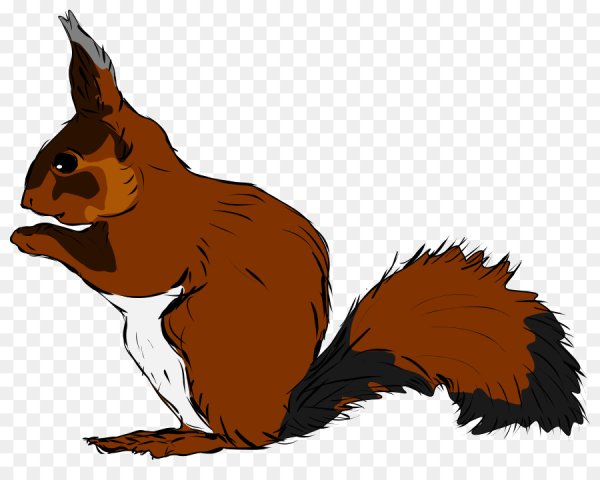 Белочка мультяшная