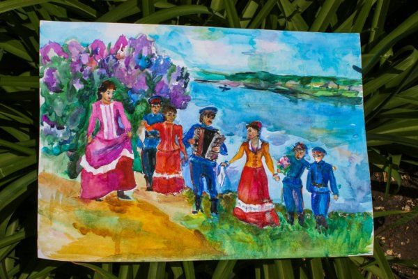 Рисунок на казачью тему