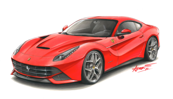 Ferrari f12 Berlinetta чертежи