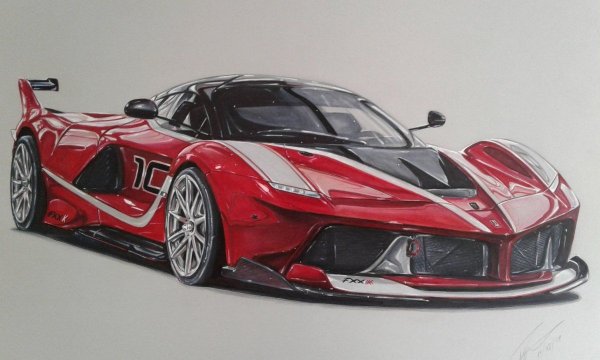 Ferrari FXX K чертеж