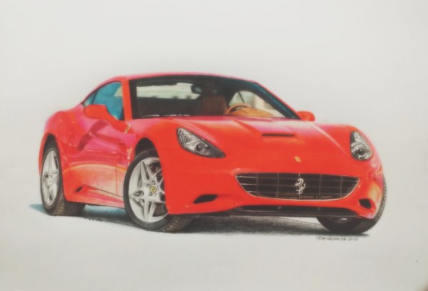 Феррари для рисования