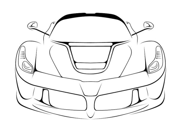 LAFERRARI раскраска