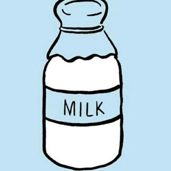 Бутылка молока раскраска