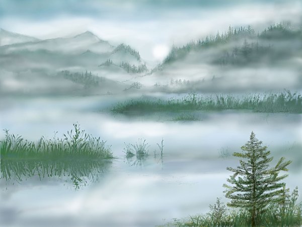 Туман иллюстрация