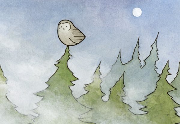 Туман рисунок