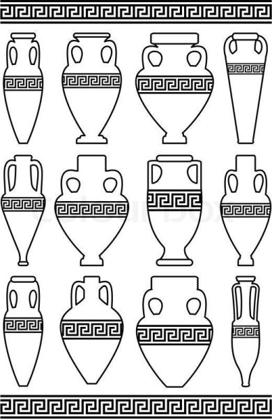 Рисунок Амфоры древней Греции