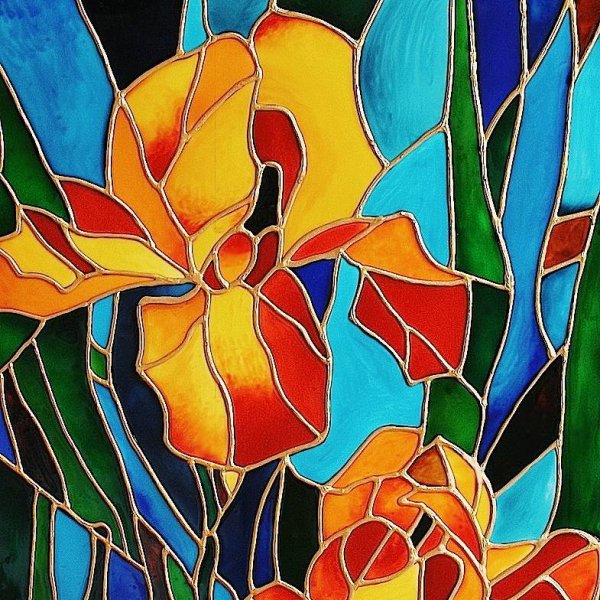 Расписной витраж