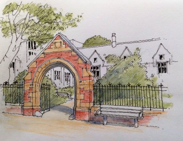 Архитектурные пейзажи легкие