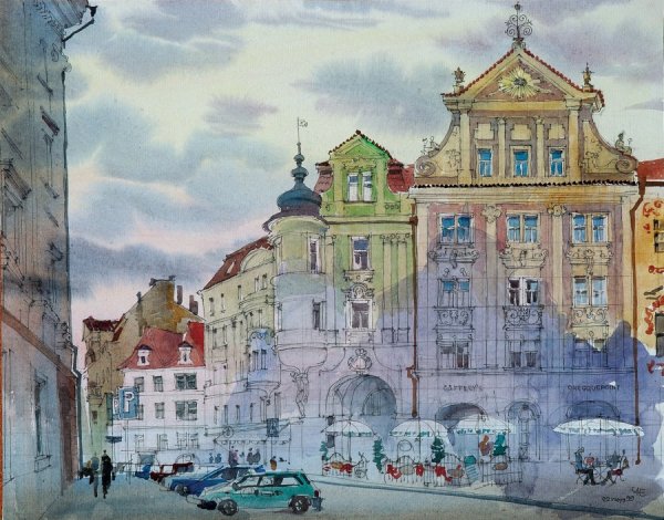 Чивиков Евгений Константинович акварель