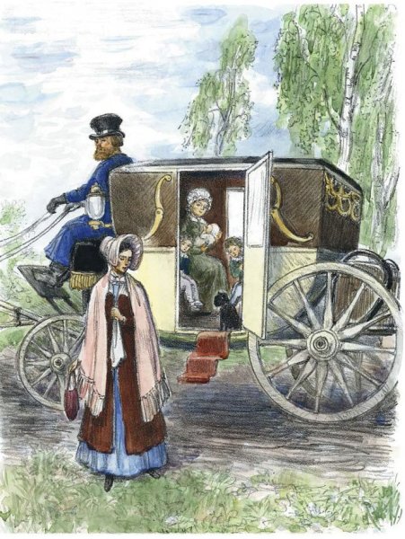 Иллюстрация к произведению Станционный смотритель