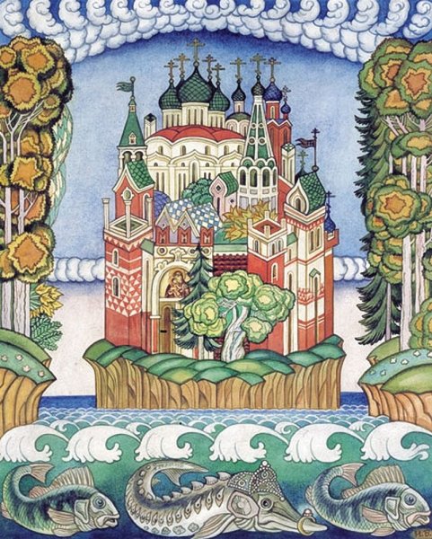 Град Китеж Билибин