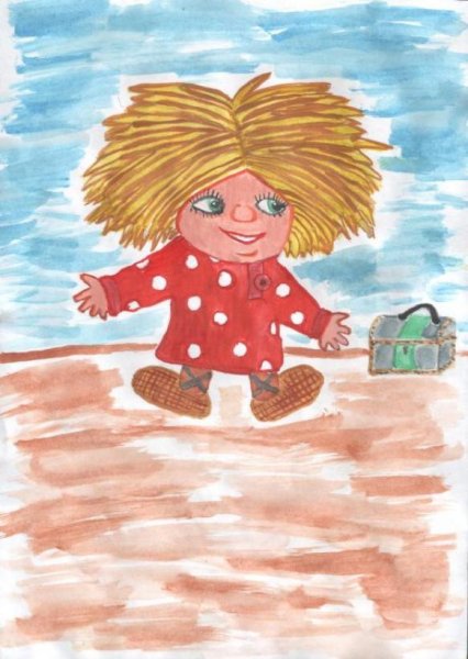 Домовёнок Кузя рисуунок