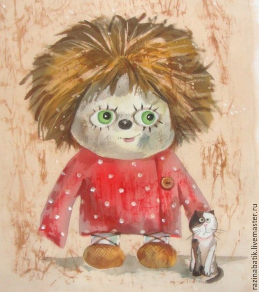 Рисунок домовенка Кузьки