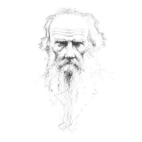Лев толстой портрет гравюра
