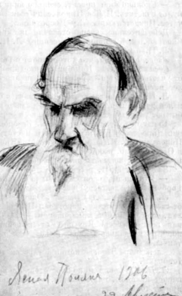 Лев Николаевич толстой черно белый портрет