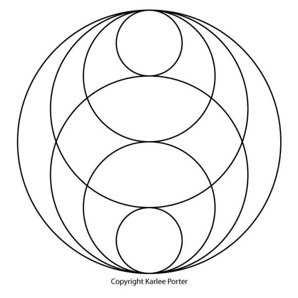Симметричный орнамент в круге
