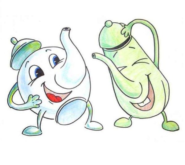 Чайник рисунок