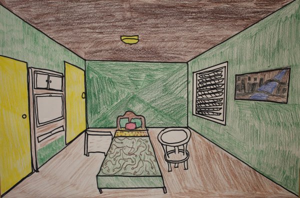 Рисовать комнату с мебелью