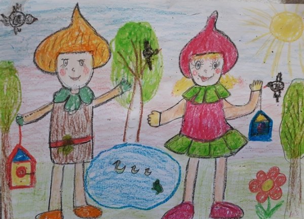 Эколята рисунки