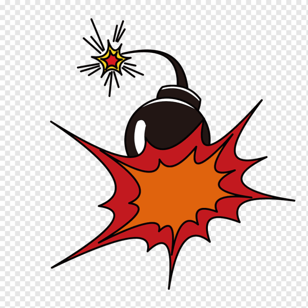 Нарисованный взрыв