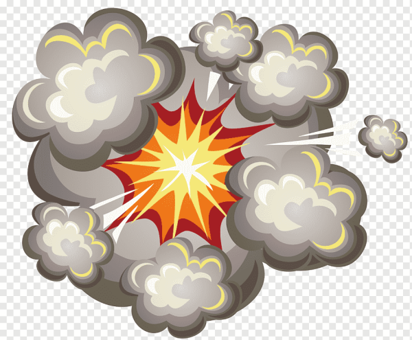 Эффект взрыва мультяшный