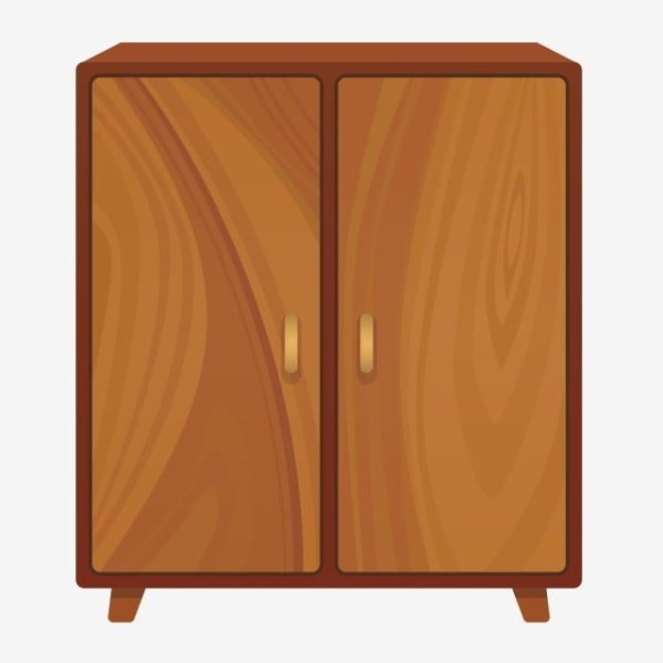 Шкаф на прозрачном фоне