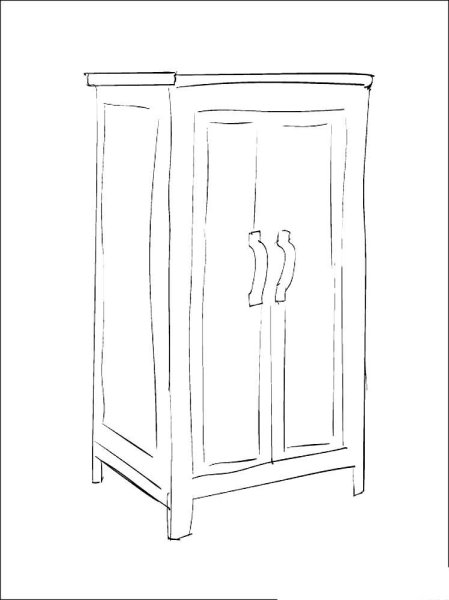 Шкаф раскраска