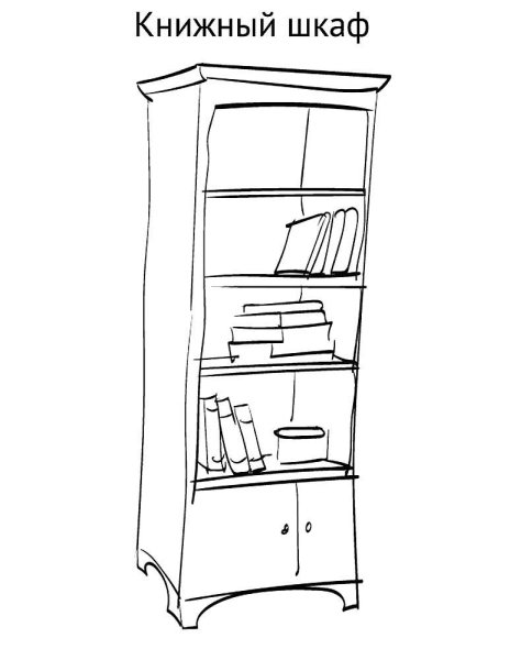 Шкаф раскраска для детей