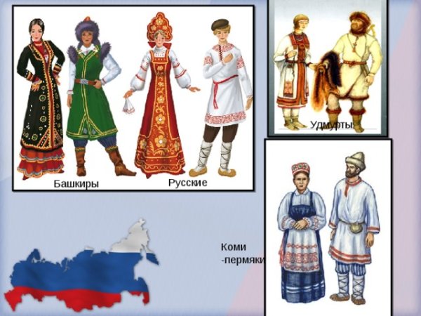 Костюмы народов России