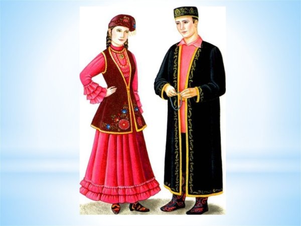 Национальный костюм удмуртов народа нарисовать