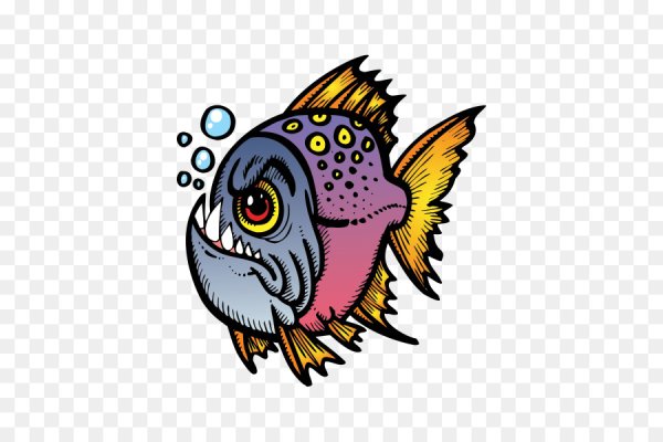 Пираньи мультяшные