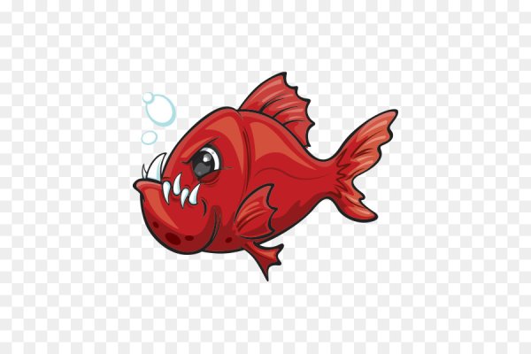 Пиранья мультяшная