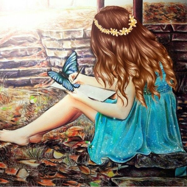 Нарисовать девочку