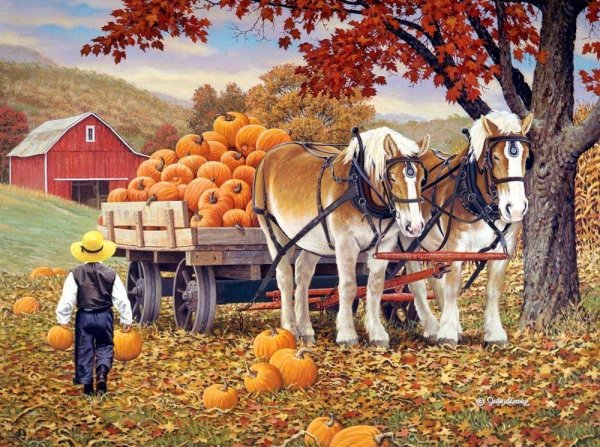 Фрукты растут в саду