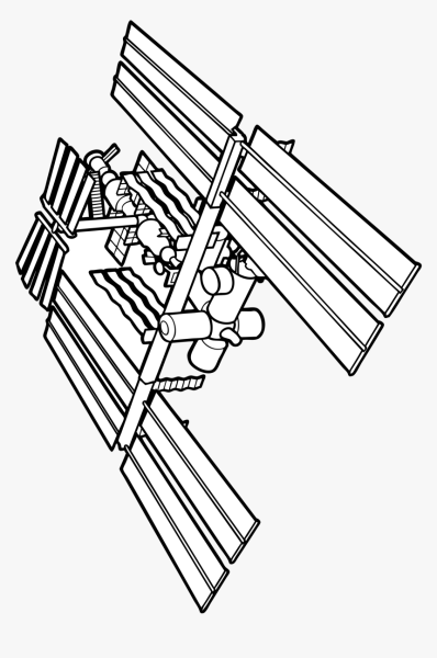 МКС раскраска