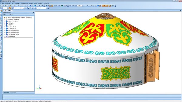 Юрта орнамент