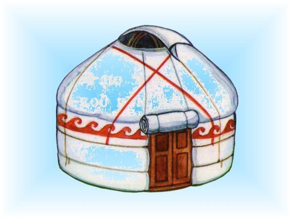 Юрта Башкирская рисунок