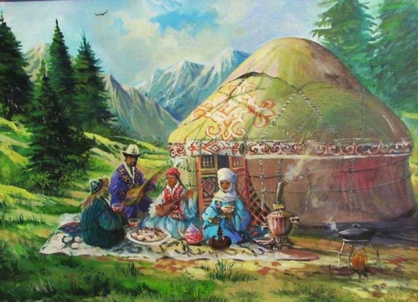 Казахская юрта и ее убранство