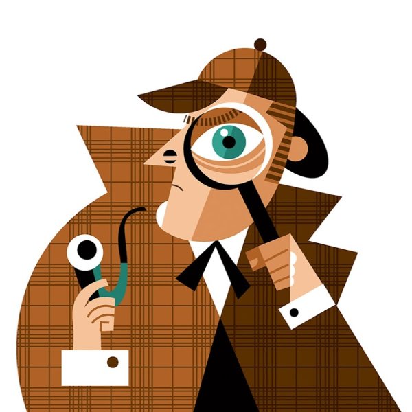 Сыщик с лупой