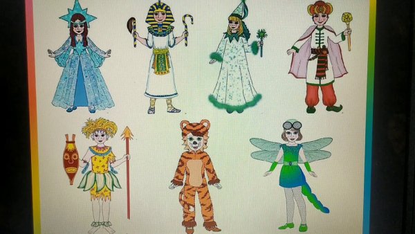 Маскарадные костюмы по изо