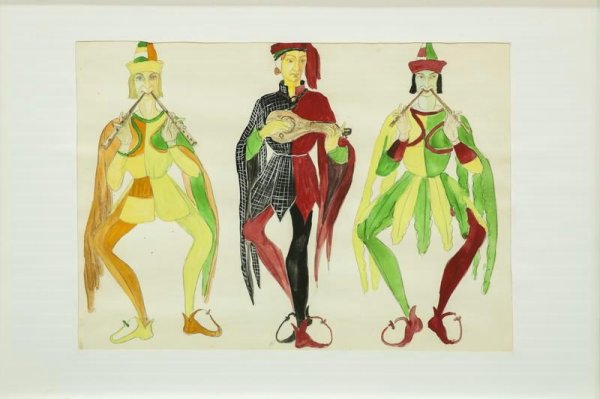 Эскизы костюмов к опере н.а. Римского-Корсакого "Снегурочка