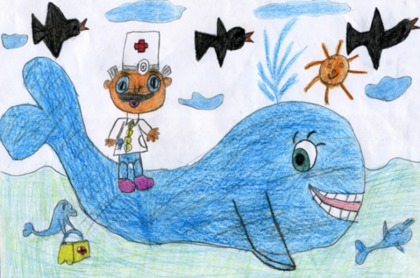 Чуковский Айболит нарисовать