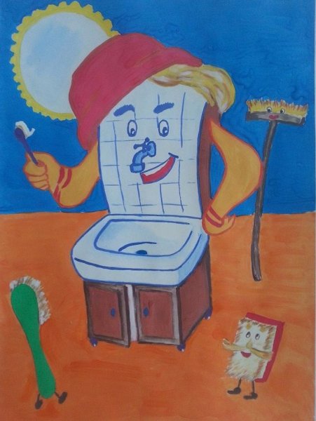 Рисунок Мойдодыр Чуковский