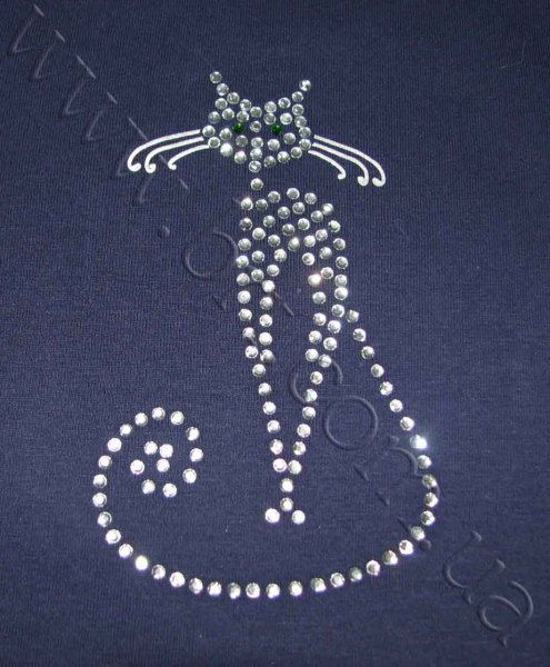 Аппликация из страз