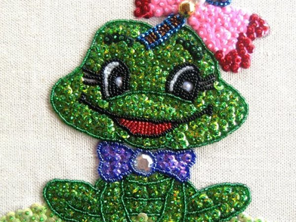 Аппликация из бисера