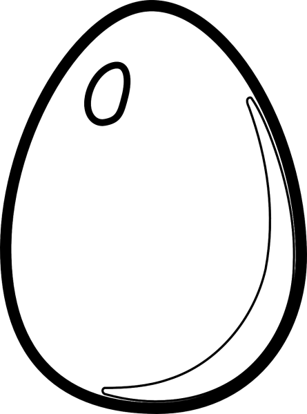 Нарисовать яйцо