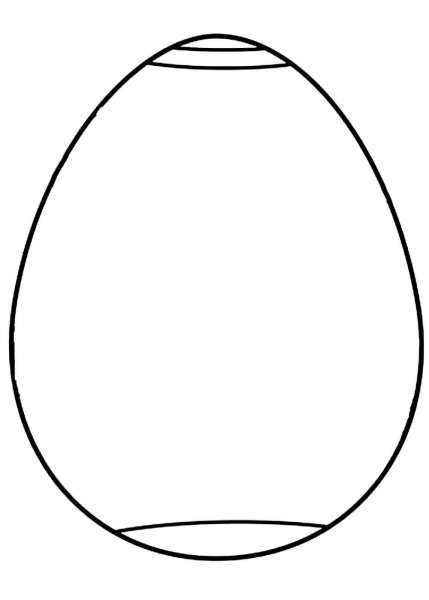 Поэтапное рисование пасхального яйца