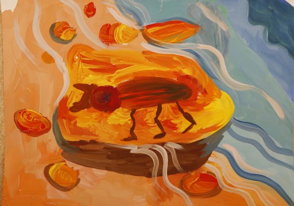 Рисунки про янтарь детские